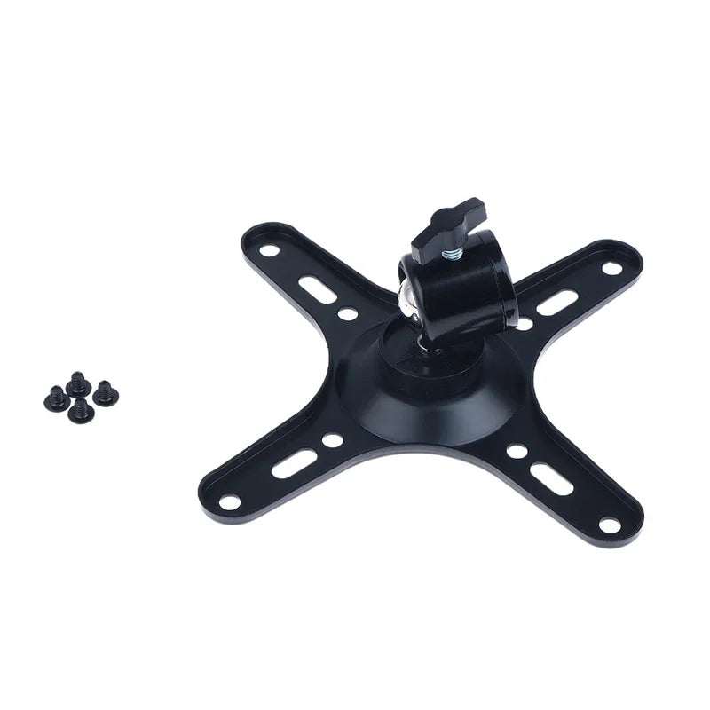 1Set Portable Monitor Mounting Bracket Plate VESA 1/4 Inch Screw Hole To 100x100MM 75x75MM M4 Screw Set Wall Mount Holder Zpaxo
