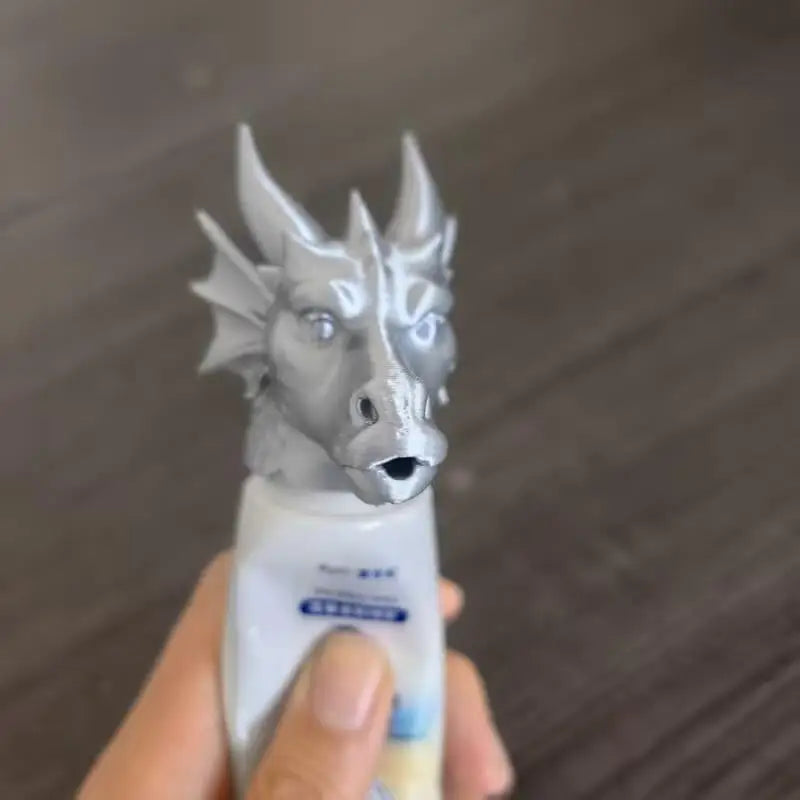 1/2pcs Dragon Head Toothpaste Dispenser – Creative Cap Topper, Fun Bathroom Gadget for Sink & Home Decor Zpaxo