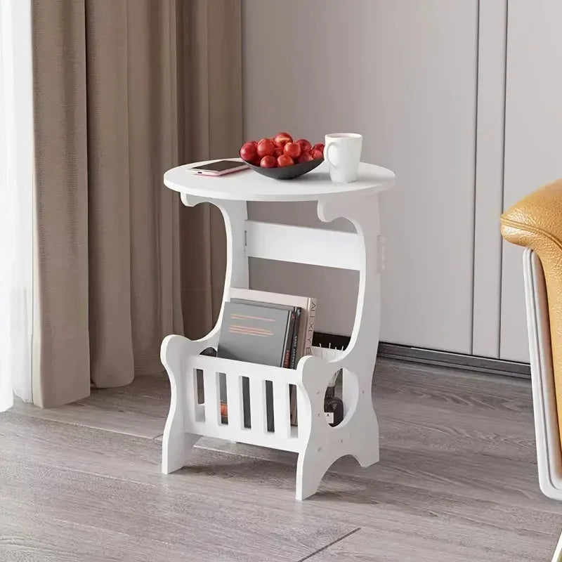 Mini Round Table Bedside Bedroom Furniture Modern Minimalist