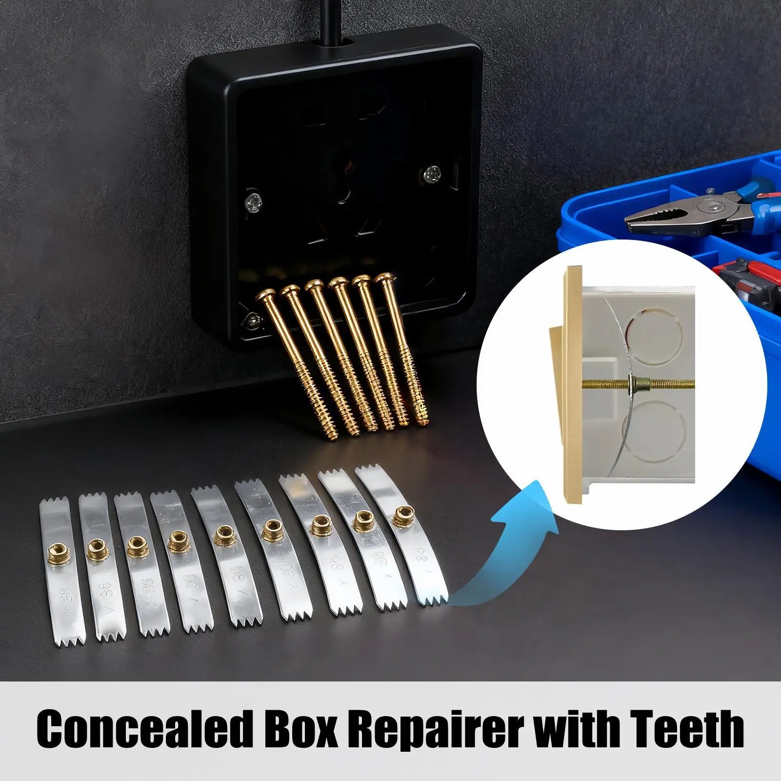 Wall Box Repair Tool 10 Maintenance Repairer Teeth Wiring Socket
