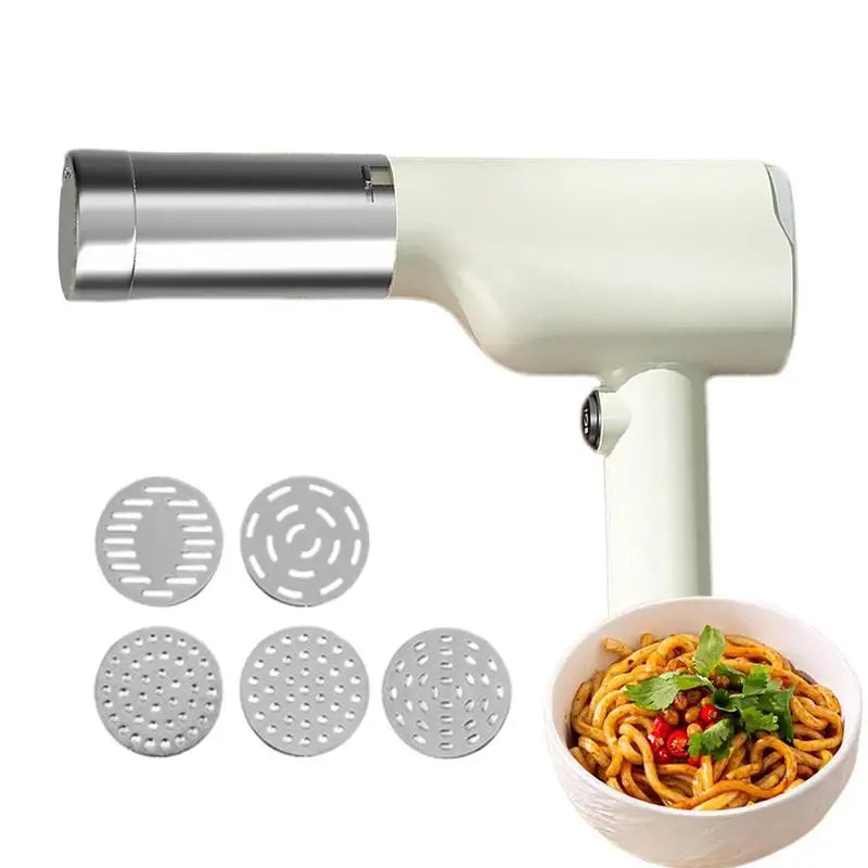 Handheld Electric Noodle Machine Press Automatic Pasta Maker Cordless