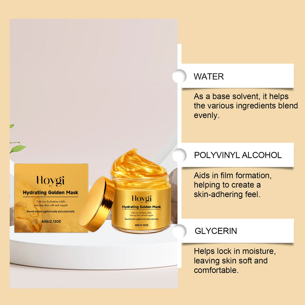 Hoygi Collagen Gold Peel-Off Facial Mask – Hydrating & Firming Gold Peel-Off Face Mask Zpaxo