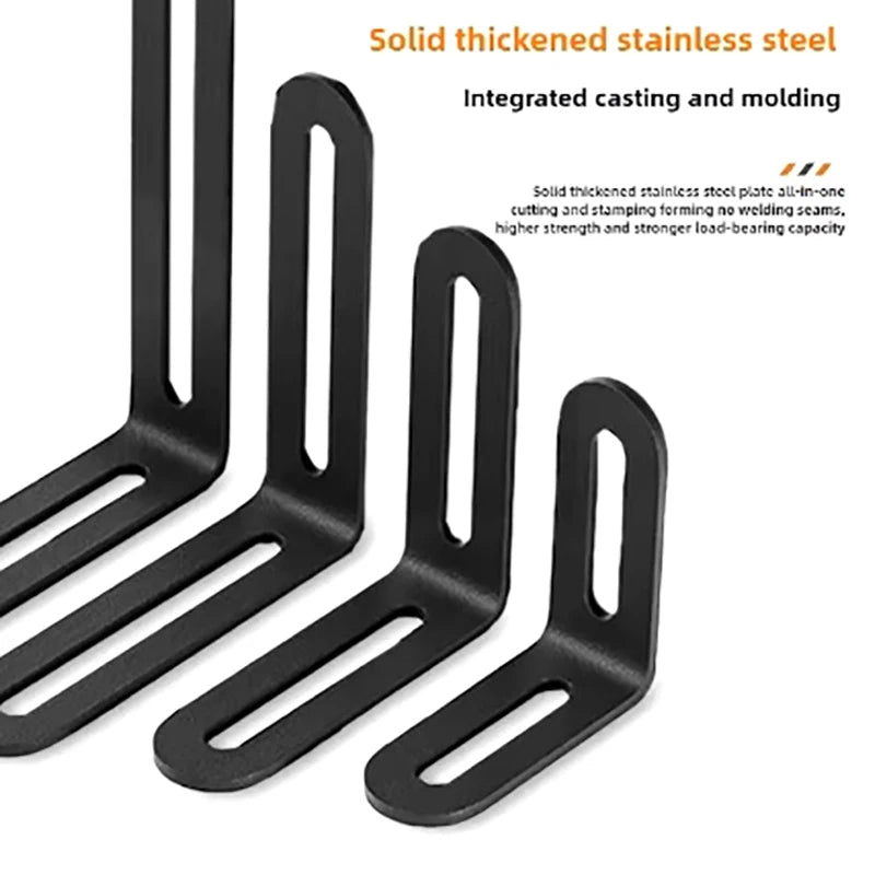 L-shaped Shelf Bracket Connector Stainless Steel Adjustable Angle