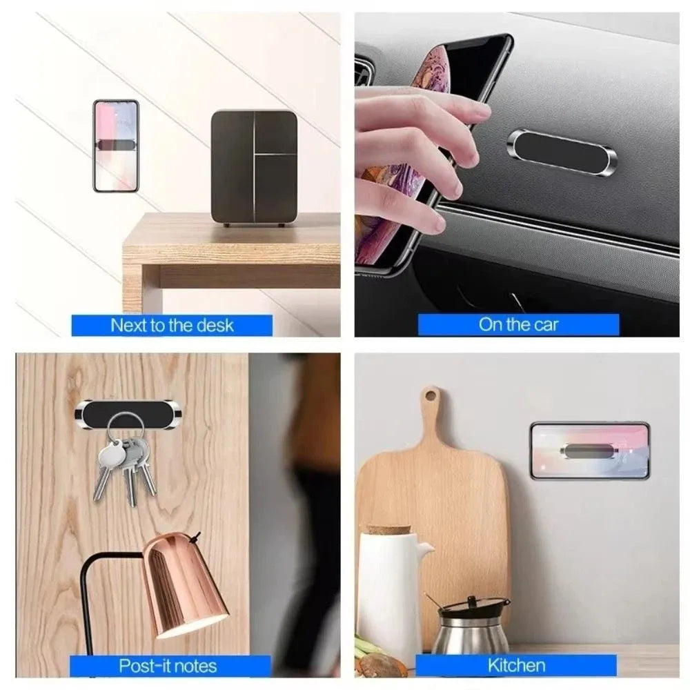 Mini Bar Shape Magnetic Car Phone Holder Air Vent Clip Universal Zpaxo