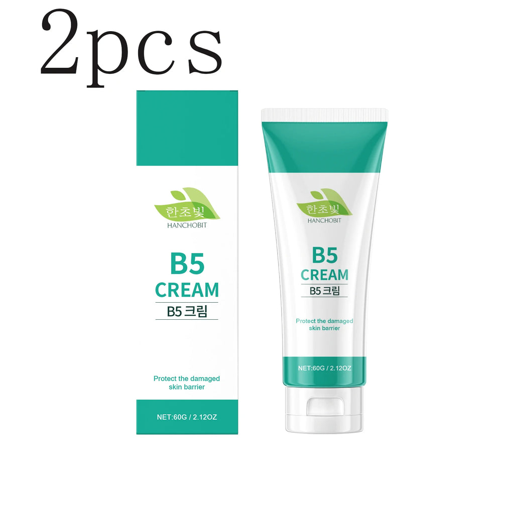 B5 Face Cream: Daily Moisturizing Facial Cream for Improving Rough Skin, Nourishing the Face & Restoring Vitality Zpaxo 60gx2pcs
