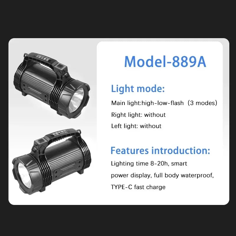 POCKETMAN 3800LM USB Rechargeable LED Flashlight & Lantern