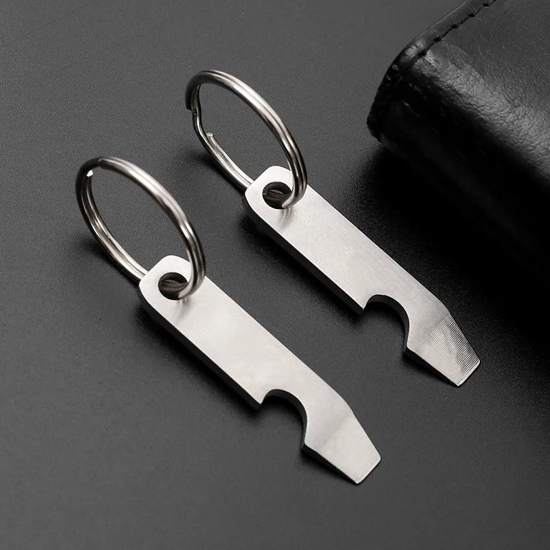 Mini Stainless Steel Keychain Bottle Opener – EDC Tool