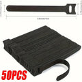 Releasable Cable Organizer Ties Mouse Earphones Wire Management Nylon Cable Ties Reusable Loop Hoop Tape Straps Tie Zpaxo 50PCS