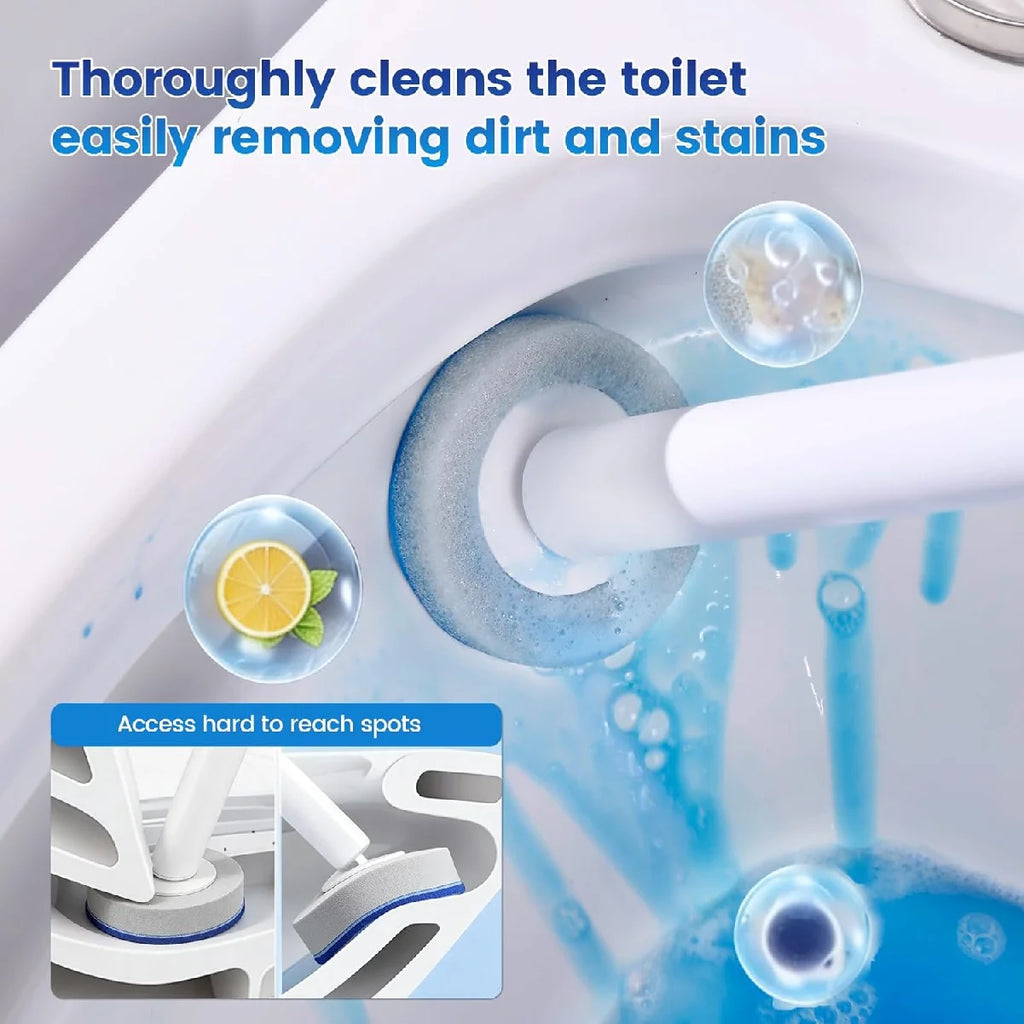 Disposable Toilet Brush Wall Mounted Toilet Cleaner with 36 Replacement Heads Deep Cleaning Toilet Scrubber and Holder Set Hygie Zpaxo