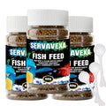 60g/150g Small Tropical Fish Food 0.5-1.5mm Micro Pellets Clear Water Zero Dust Aquarium Nutrition Feed for Guppy Tetra Betta Zpaxo 180G