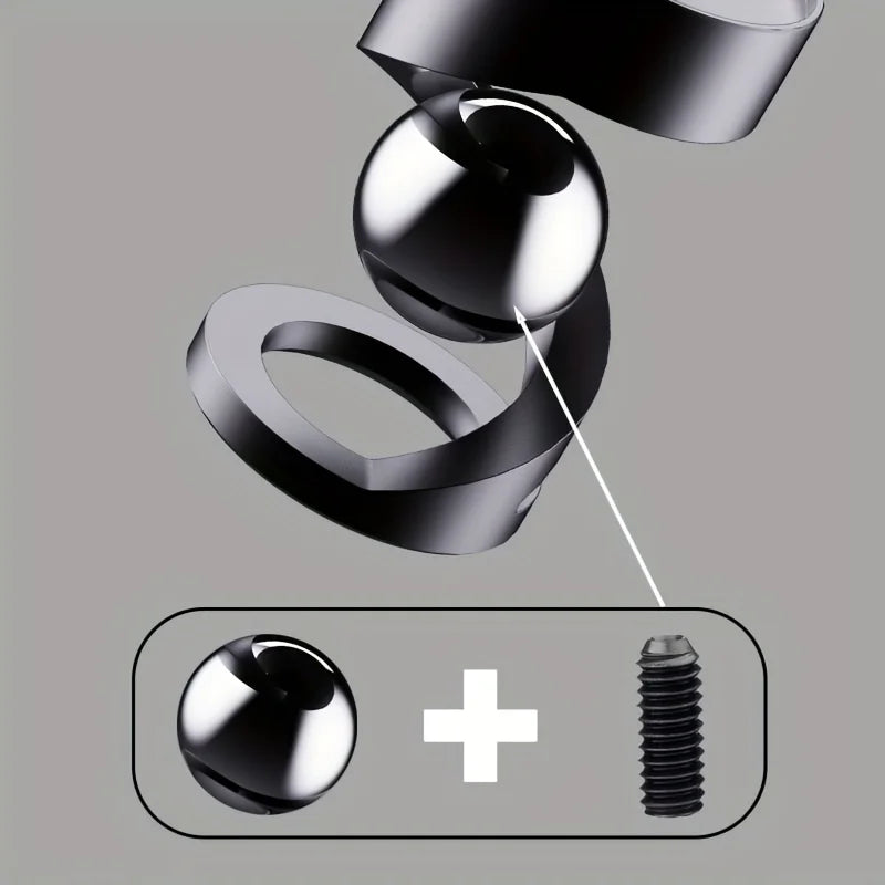 Elegant Floating Gyro Ornament Aluminum Alloy Non Finger Rotating