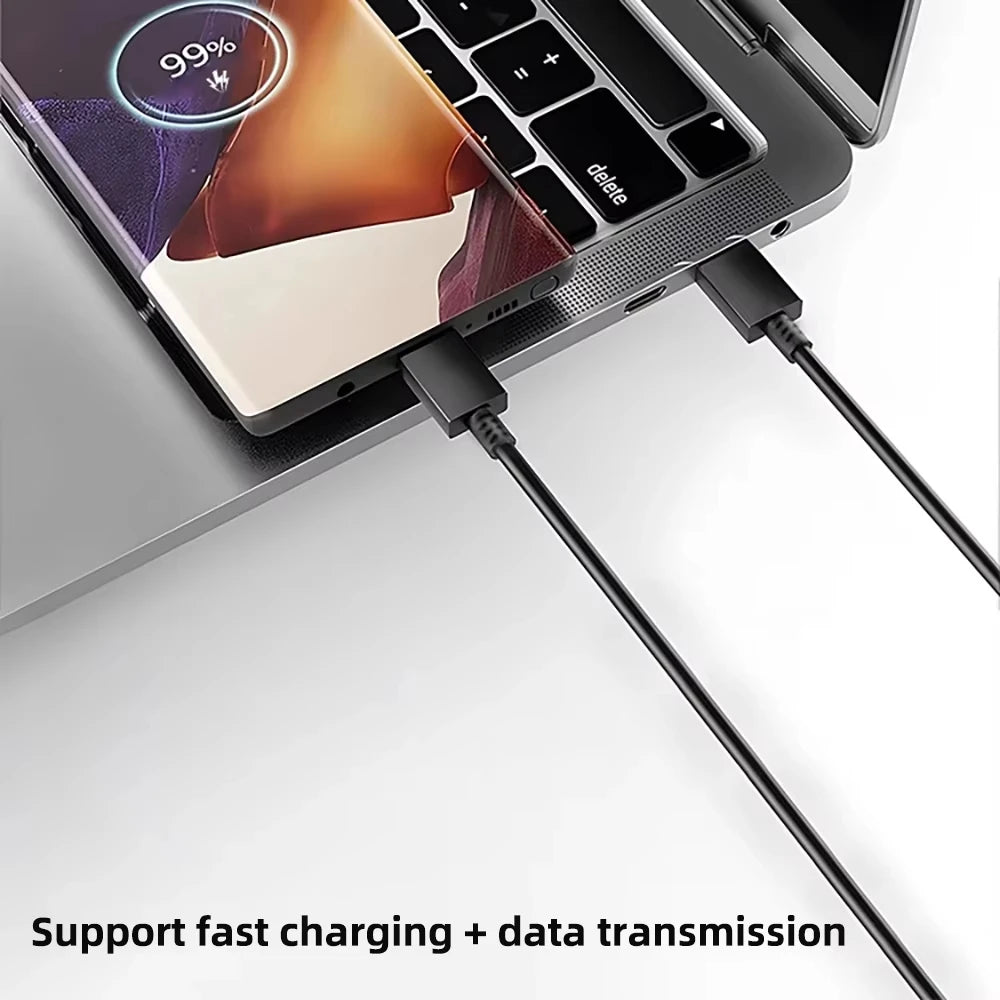 PD 100W USB C Fast Charge Cable Samsung Galaxy S22 S23 Charging Data