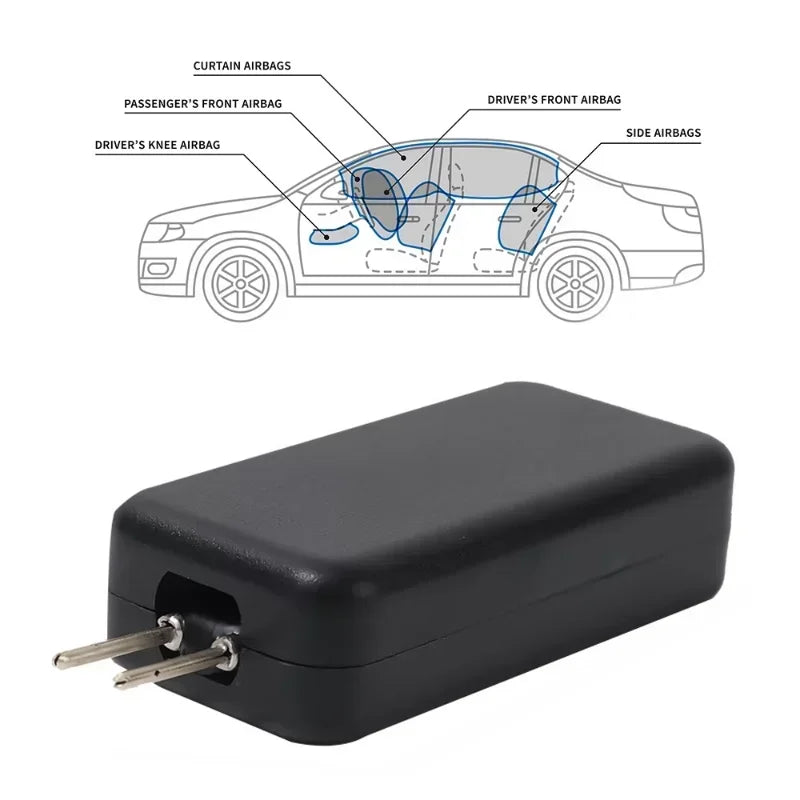 Universal Car Air Bag Scan Diagnostic Tools SRS Airbag Simulator Emulator Air Bag Resistance Emulator Resistor Safety Scan Tools Zpaxo