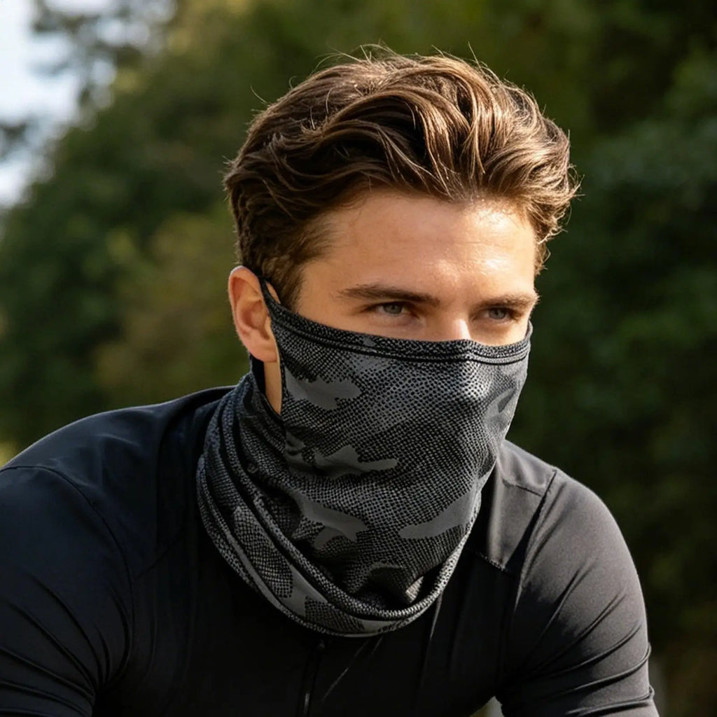 UV Protection Face Cover Quick-Dry Cycling Face Mask Scarf Sun Protection Headwear Outdoor Face Cover Breathable Bandana Zpaxo