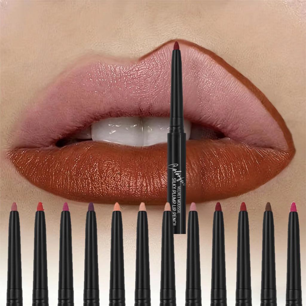 Long-lasting Non-smudge Waterproof Lip Liner Pencil Red Perfect