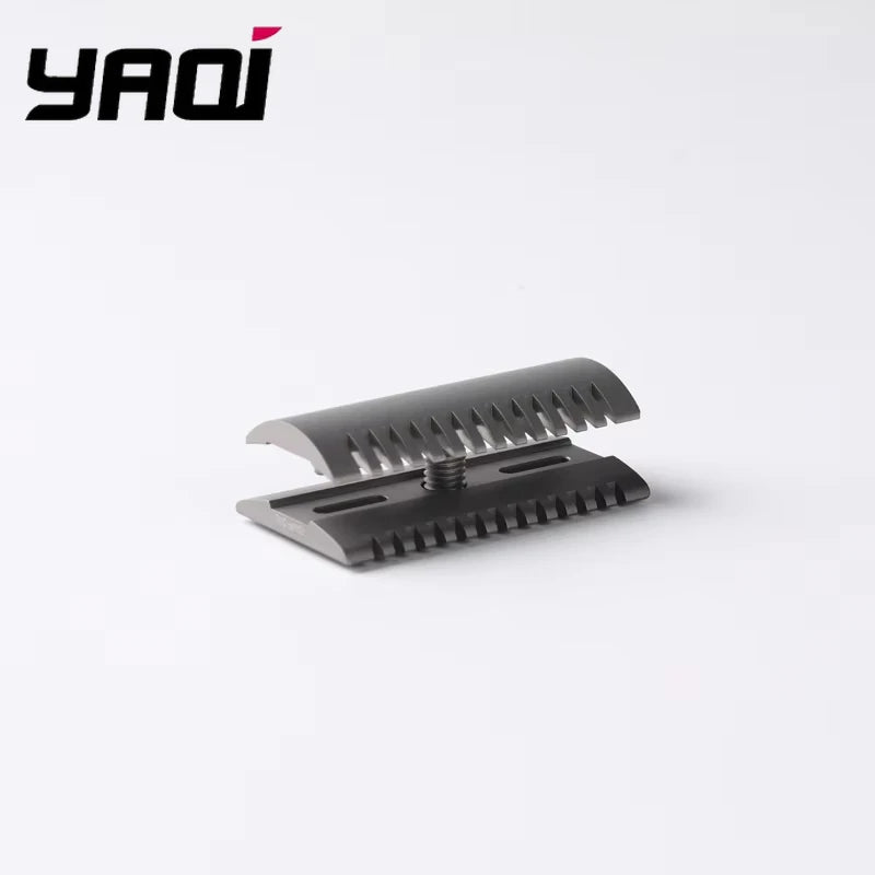 Yaqi High Quality Blade GapL 0.25mm Titanium Mellon Mens Safety Razor Head for Men Professional Shaving Razors Zpaxo
