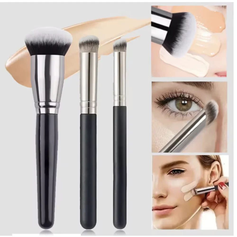 Foundation Concealer Brush Premium Contour Blusher Brushes Flawless Under Eye Dense Face Makeup Brush For Blending Zpaxo
