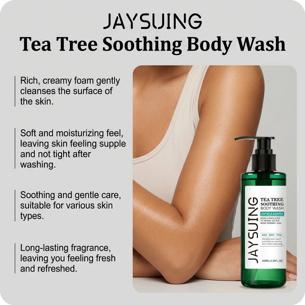 Centella Tea Tree Body Wash – Soothe & Repair Skin Barrier Body Wash Shower Gel Zpaxo