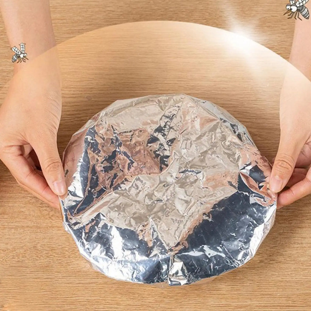 30-Pack Reusable Aluminum Foil Food Covers – Keep Meals Warm Food Insulation Covers Zpaxo
