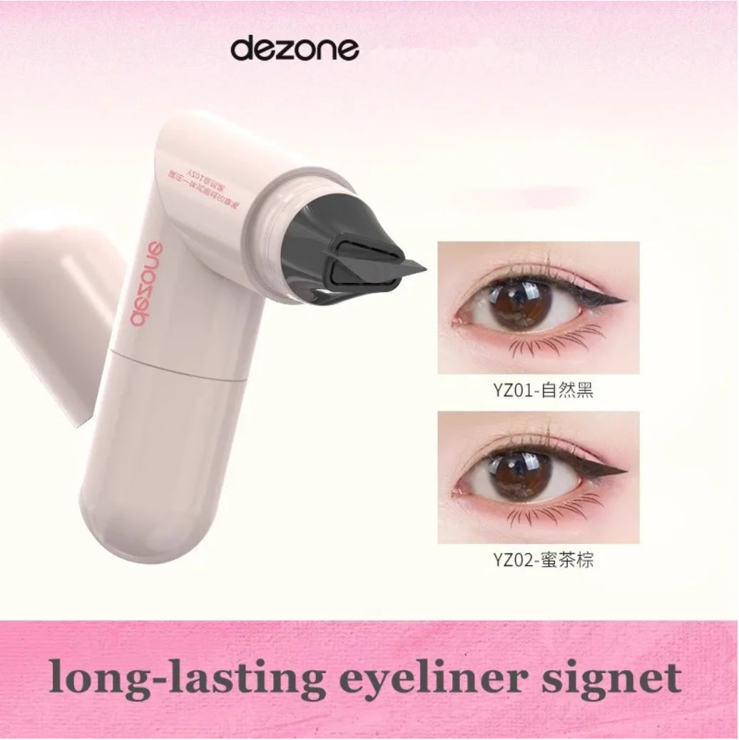 DEZONE Eyeliner Stamp Integrated Precise Outline Signet Long-lasting Zpaxo
