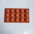 3D Ball Round Half Sphere Silicone Mold DIY Baking Pudding Mousse Zpaxo Red