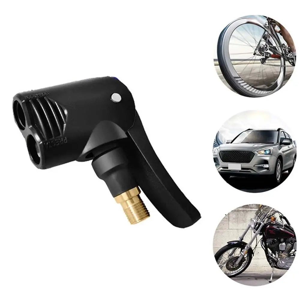 Durable Brass Auto Parts Car Tire Air Chuck Inflatable Pump Valve Connector Tyre Inflator Clip Tyre Valve Adapter Zpaxo