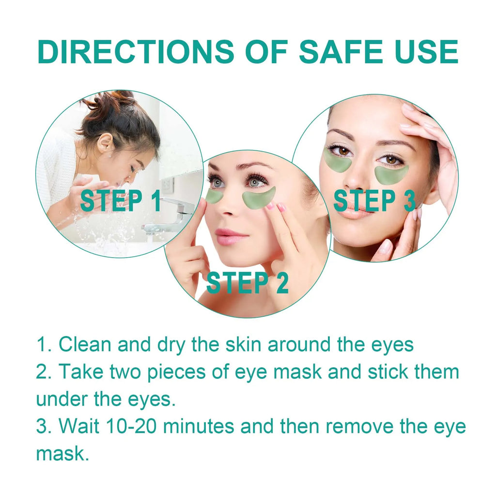 Seaweed Under Eye Patches – Dark Circles & Puffiness 60pc Under Eye Patches Zpaxo