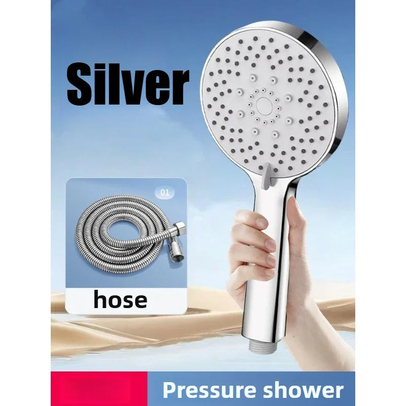 Bathroom Sprayer Shower Head Water Saving Handheld Rain Shower Head Adjustable 5 Modes Shower Bath Head Bathroom Accessories Zpaxo Style D