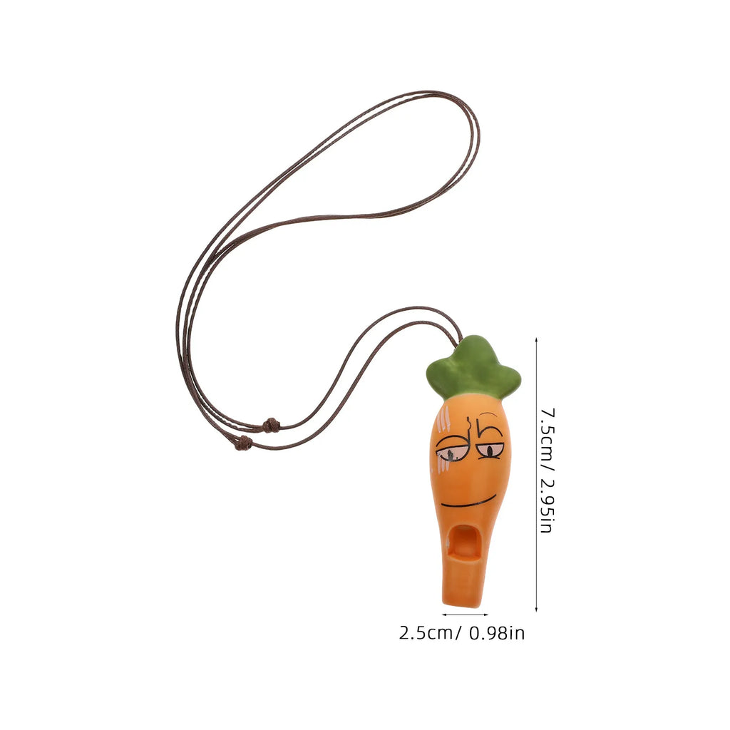 Easter Carrot Whistle Kids Easy Use Loud Sound Shape Party Favor