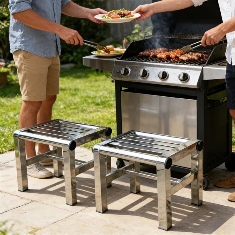 Stainless Steel Waterproof Stool Portable Outdoor Fishing Seat