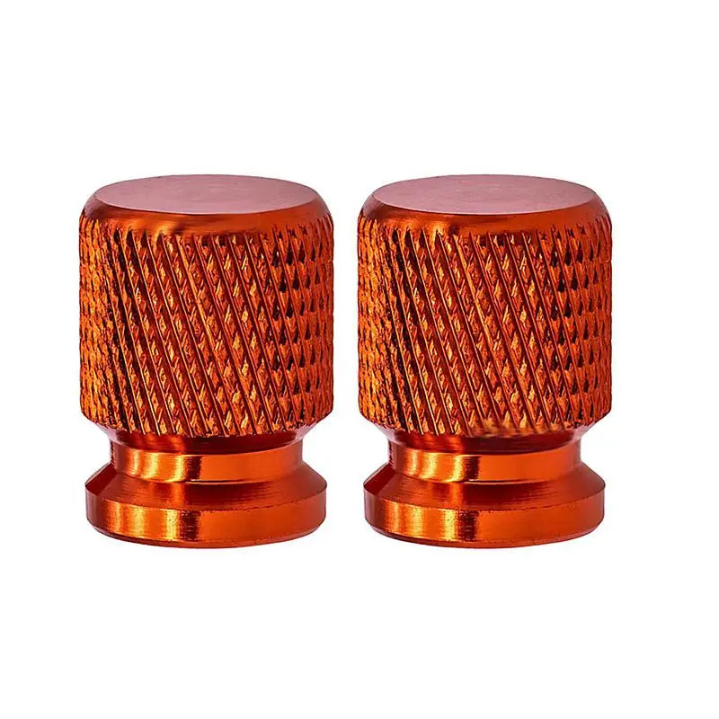 Anodized Aluminum Tire Valve Stem Caps – 2-Pack Universal