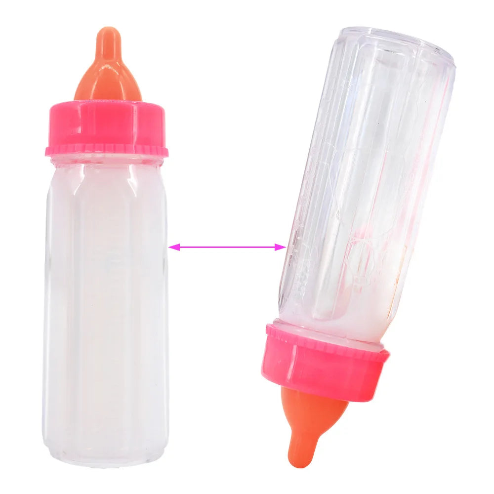 Large Doll Baby Bottle 6 Magic Feeding Suitable Milk&juice Bottles