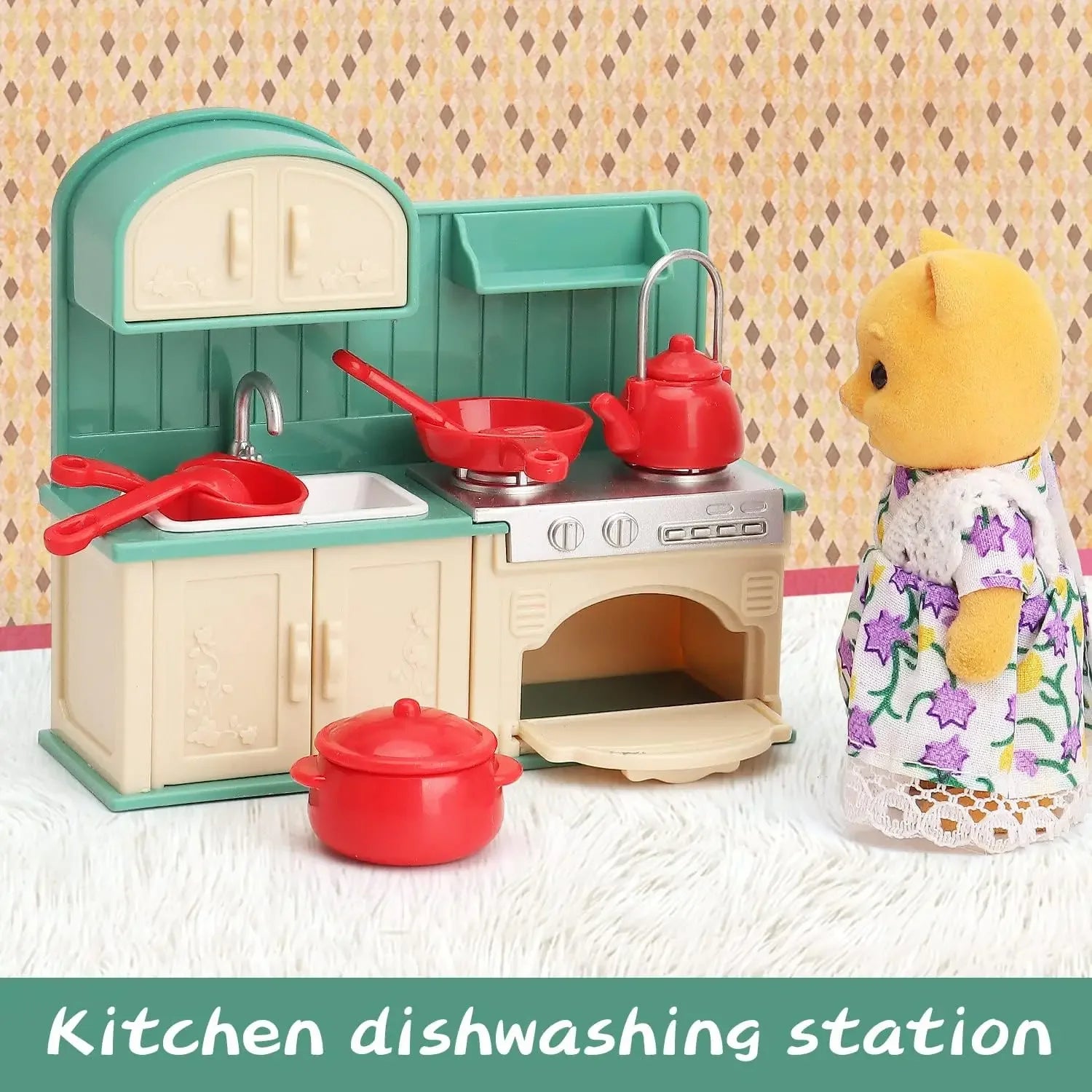 Dollhouse Furniture Kids Toys Miniature Doll House Accessories
