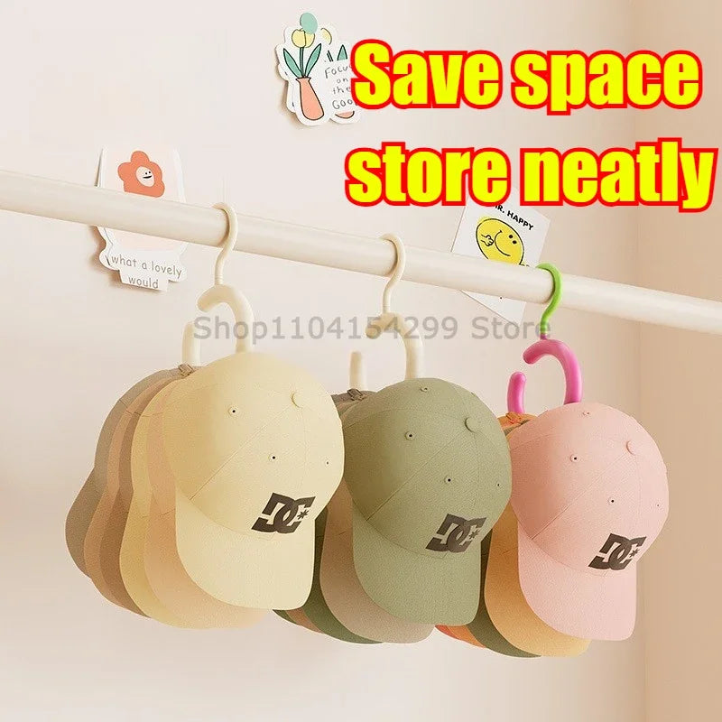 Hat Storage Clothes Hanger Invisible Luxury Multi-Function Hook Home Use New 2025 Plastic Coat Hanger Nordic Sle Adult Closet Zpaxo
