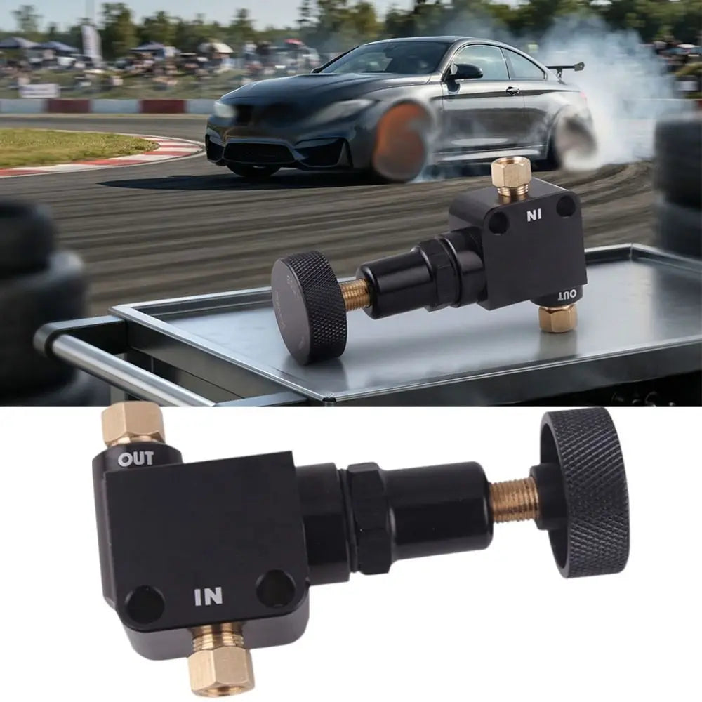 1/8-27 NPT Brake Bias Proportioning Valve Performance Screw Knob Type Pressure Regulator Adjustable Regulator Pressure Control Zpaxo