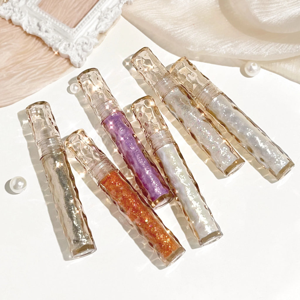 Halloween Glitter Eyeshadow Liquid - Glossy glitter long-lasting singlecolor tiny sparkling shimmer eyeshadow for festive makeup Zpaxo