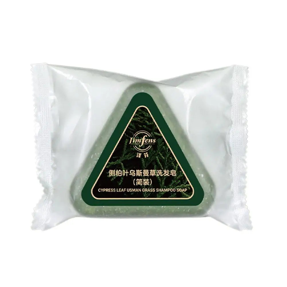 Natural Herbal Hair Growth Soap – Usman Grass & Platycladus Herbal Shampoo Soap Zpaxo Usman B