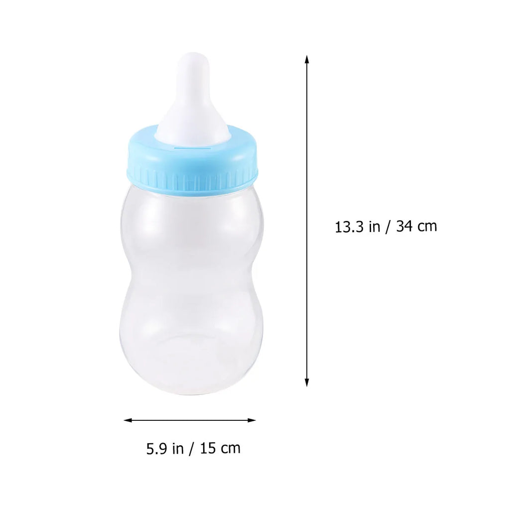 Extra Large Baby Bottle Design PVC Piggy Bank Kids Saving Pot Money