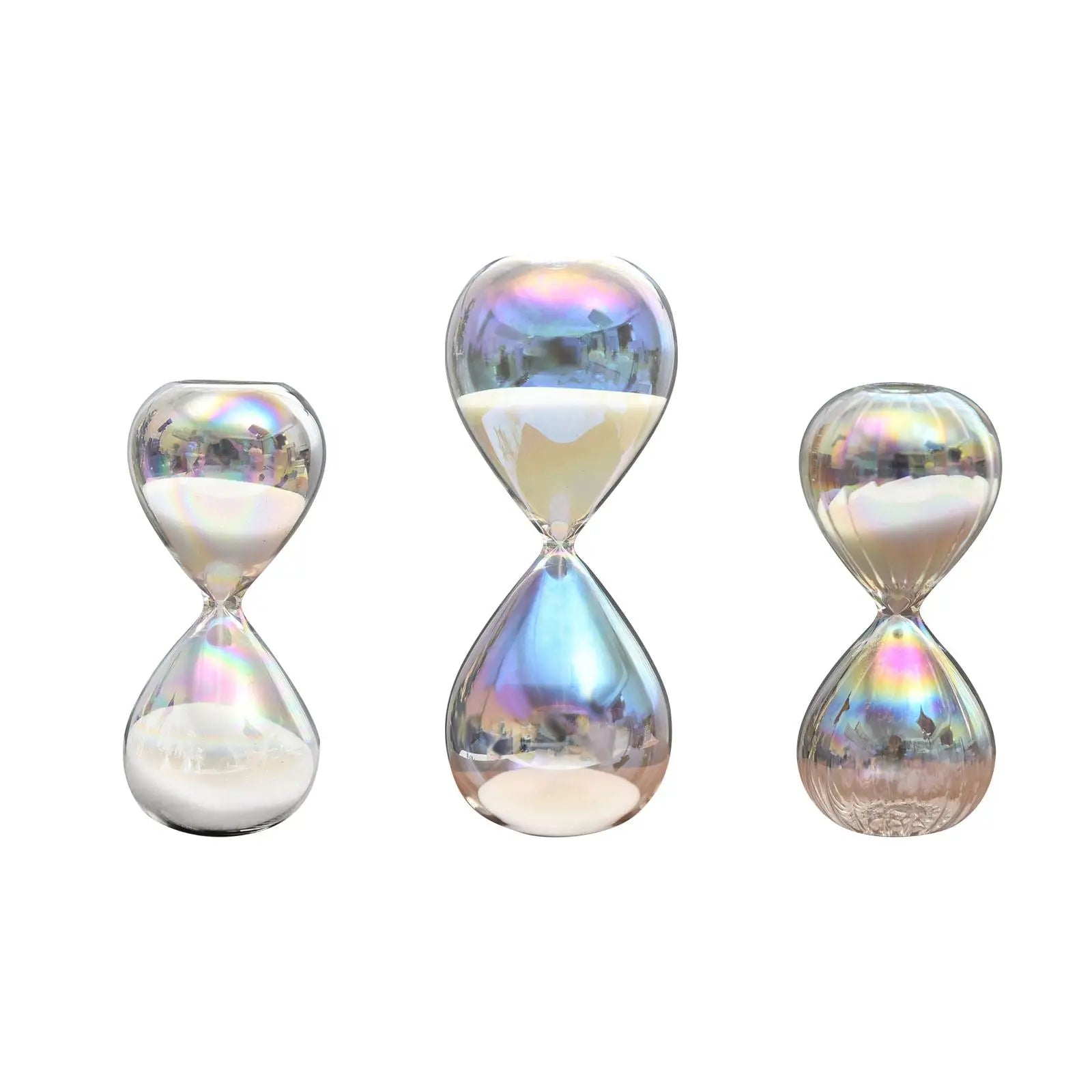 Sand Hourglass Kids Adults Gift Decoration Nordic Glass Colorful Sandglass for Festival Party Kitchen Bedroom Restaurant Zpaxo