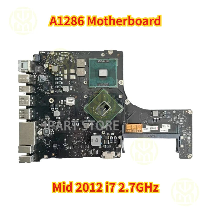 820-3330-B A1286 Motherboard Macbook 15 Logic Board i7 2 7GHz 2012