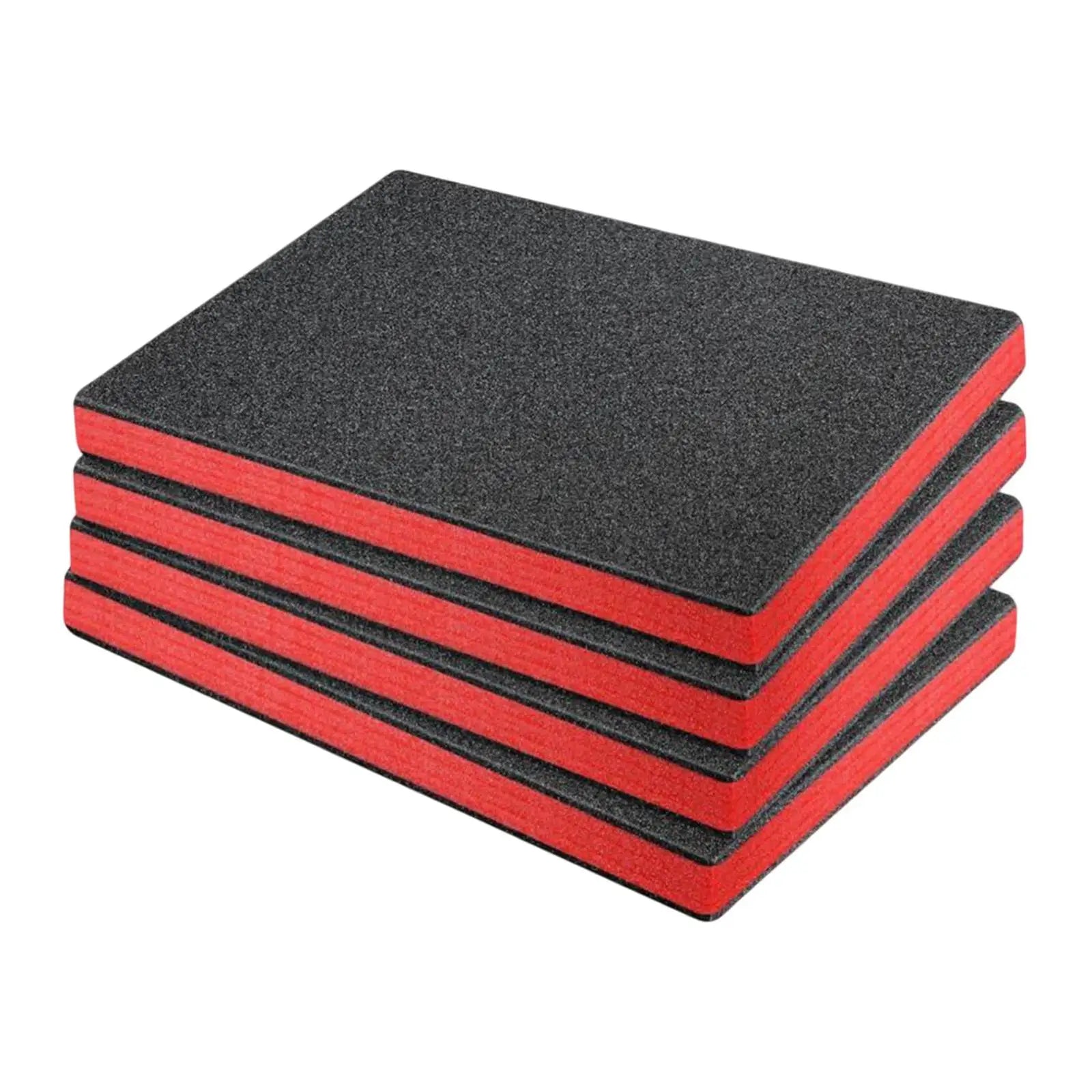 4x Craft Foam Inserts for Cases Reliable Protection Professional Liner Cuttable for Storage Organizer Crafts Padding Tool Box Zpaxo