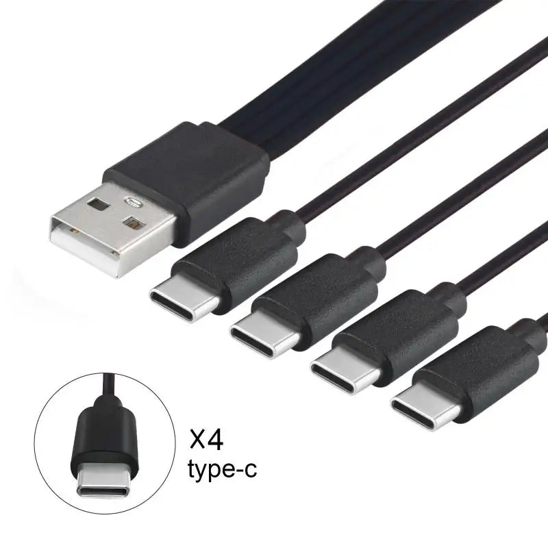 4-in-1 USB Type-C Fast Charging Cable – Charge 4 Devices at Once