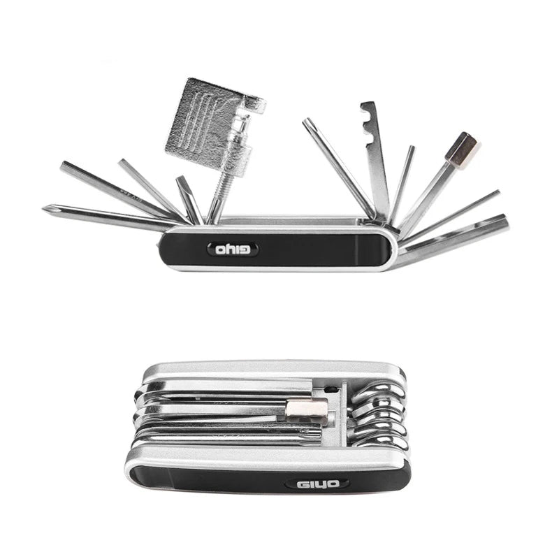 12 in 1 Bicycle Repair Tools Kit Protable MTB Bike Mini Cycling Multitool Hex Spoke Screwdrivers Tyre Lever Allen Wrench Zpaxo