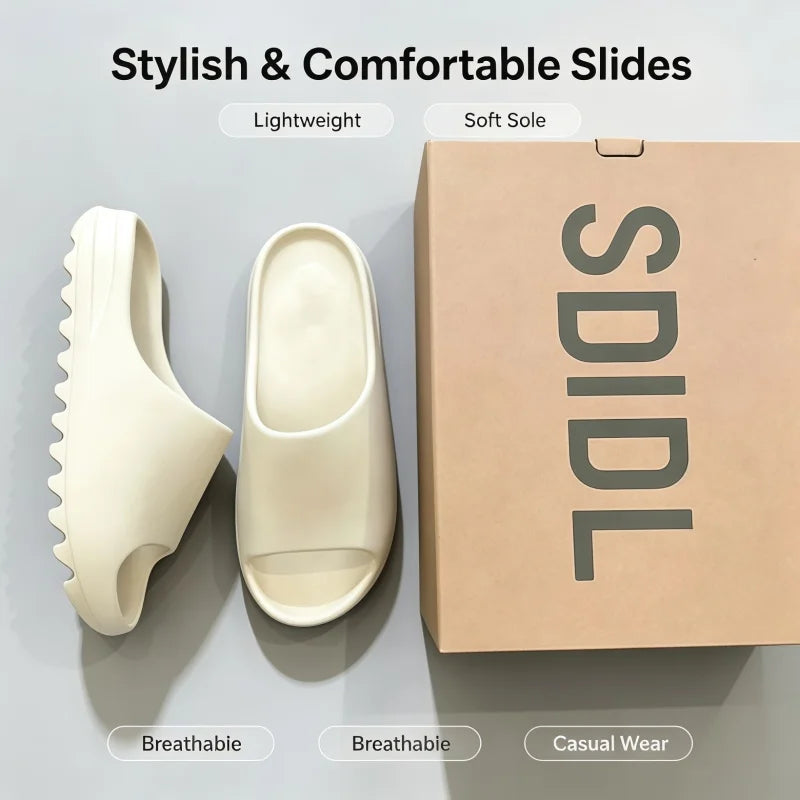2026New EVA House Shoes Non-slip Thick Soft Platform Slide Sandals