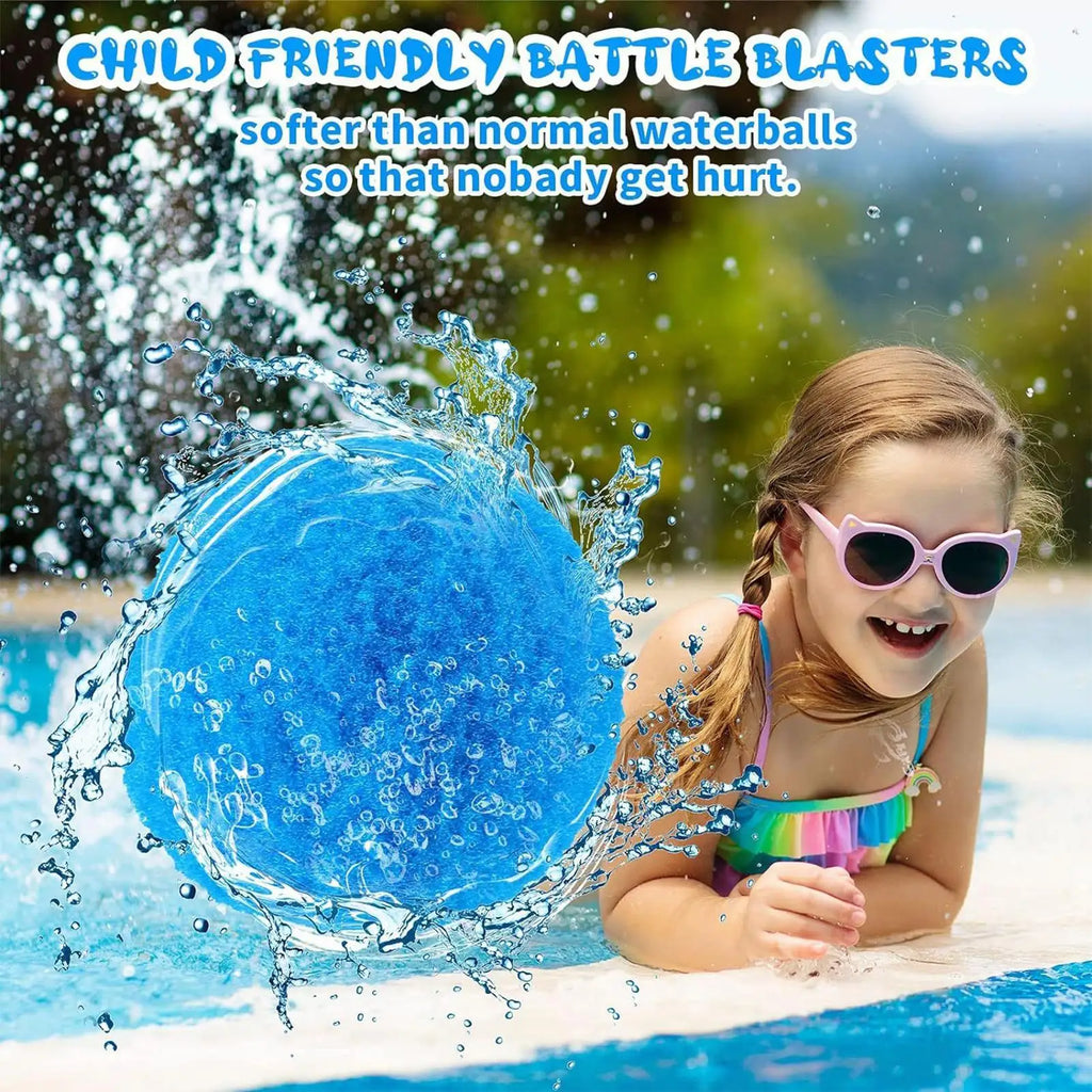 Water Balls 60 Pieces Soft Fun Colorful Soakers Soft Soaker Balls For Outdoor Outside Backyard Lawn Beach Pool Grass Garden Park Zpaxo