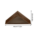 Burial Flag Display Case Wooden Shadow Box Memorial Glass Wall