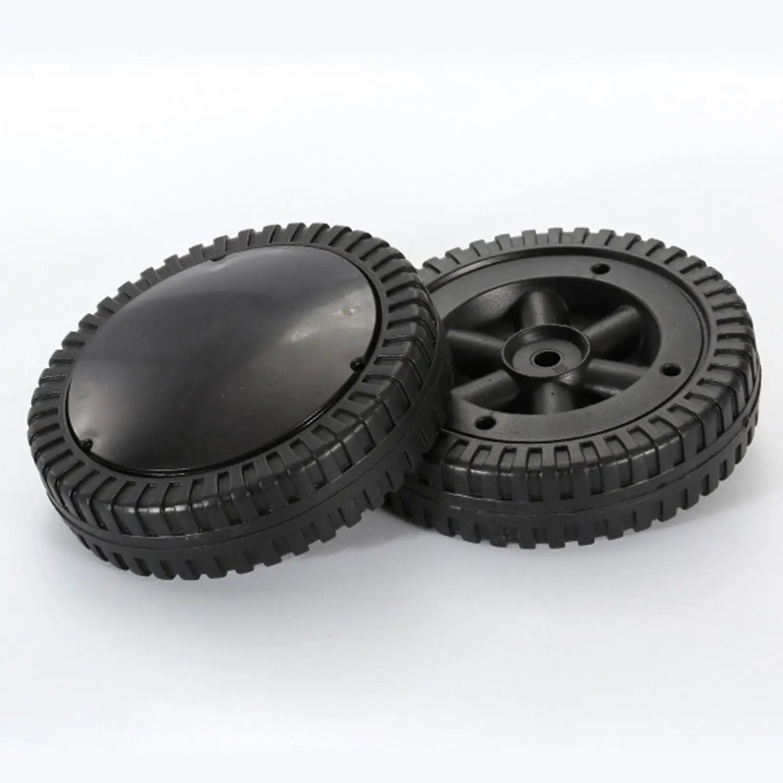 6-Inch BBQ Grill Replacement Wheels 2-Pack – Easy Install Grill Replacement Wheels Zpaxo