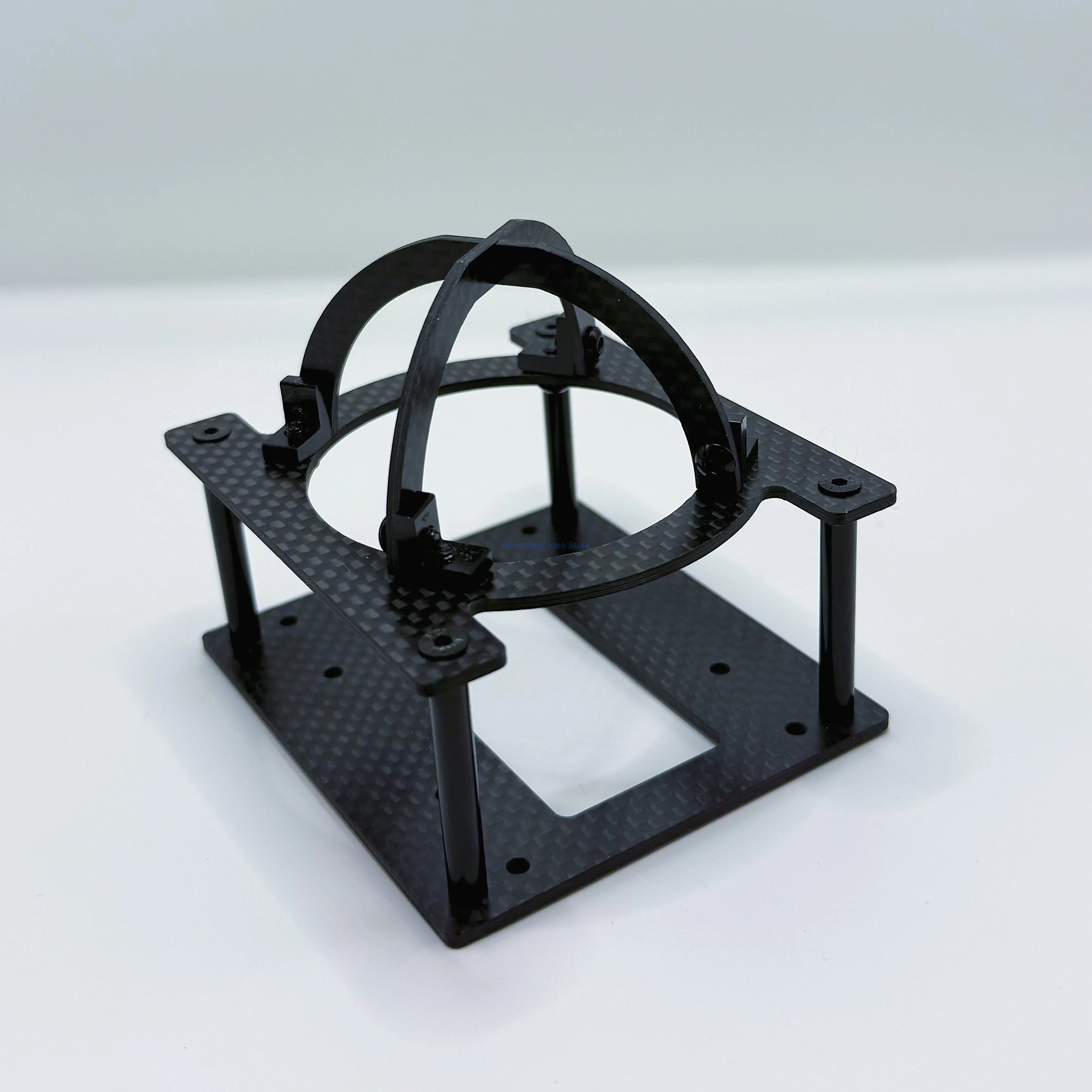 Livox Radar Mid360 Protective Cover Carbon Fiber Base Fixed Bracket Anti Fall Installation Quick Zpaxo