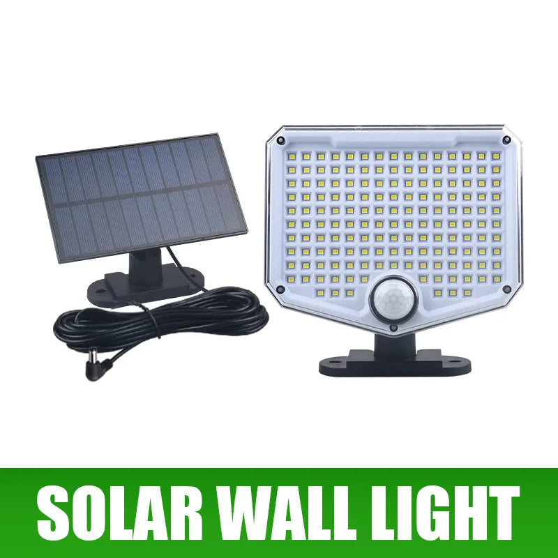 Solar Outdoor Lights Motion Sensor Garland Lighting Split Led Wall Zpaxo