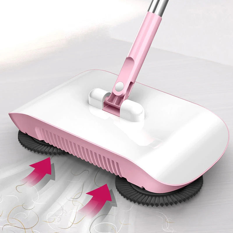 Combination of broom and mop Hand push type scoop Household broom and dustpan set Floor magic broom home cleaning Tools Sweeper Zpaxo